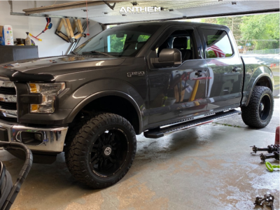 1 2015 F 150 Ford Rancho Leveling Kit Anthem Off Road Equalizer Matte Black