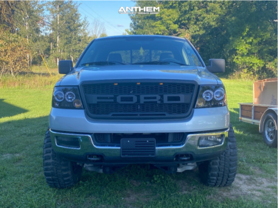 1 2005 F 150 Ford Rough Country Suspension Lift 4in Anthem Avenger Black