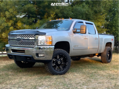 1 2013 Silverado 2500 Hd Chevrolet 2 Inch Level Leveling Kit Anthem Off Road Equalizer Machined Black