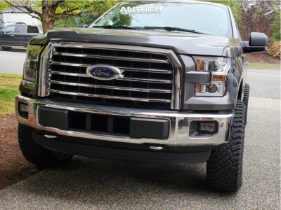 1 2016 F 150 Ford Supreme Suspension Lift 25in Anthem Off Road Intimidator Black