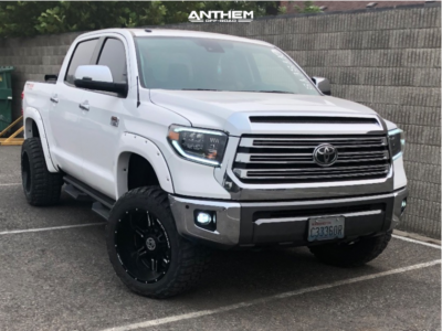 1 2019 Tundra Toyota Tuff Country Suspension Lift 4in Anthem Off Road Equalizer Machined Black