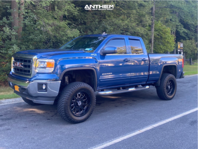 2015 GMC Sierra 1500 - 20x10 -24mm - Anthem Off-Road Intimidator - Suspension Lift 7" - 35" x 12.5"