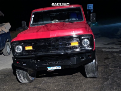 1 1972 K10 Pickup Chevrolet Rough Country Suspension Lift 4in Anthem Off Road Equalizer Black