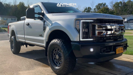 2018 Ford F-250 Super Duty - 17x9 0mm - Anthem Off-Road Avenger - Stock Suspension - 285/75R17