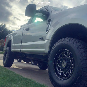 1 2018 F 250 Super Duty Ford Stock Air Suspension Anthem Off Road Avenger Black