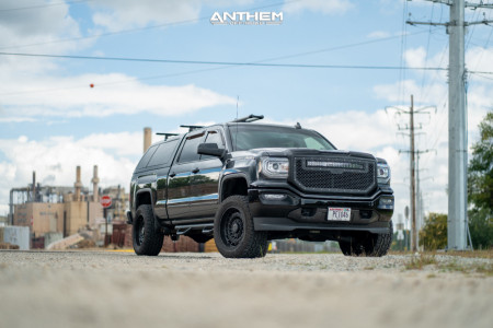 1 2017 Sierra 1500 Gmc Fabtech Suspension Lift 4in Anthem Off Road Viper Matte Black