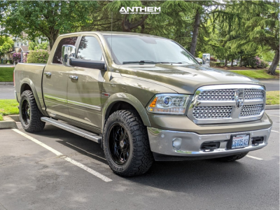 2016 Ram 1500 - 20x10 -24mm - Anthem Off-Road Intimidator - Stock Suspension - 35" x 12.5"