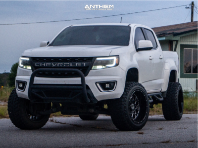 2016 Chevrolet Colorado - 20x12 -44mm - Anthem Off-Road Avenger - Suspension Lift 6" - 33" x 12.5"
