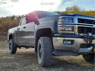 1 2015 Silverado 1500 Chevrolet Zone Suspension Lift 45in Anthem Off Road Equalizer Black