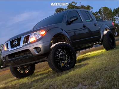 2019 Nissan Frontier - 20x10 -23mm - Anthem Off-Road Instigator - Suspension Lift 7" - 32" x 10.5"