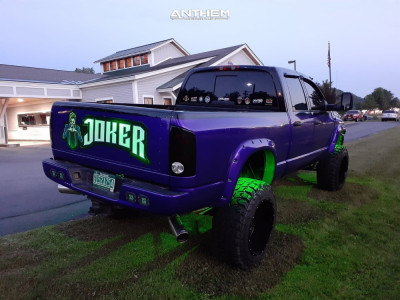 1 2004 Ram 1500 Dodge Rough Country Suspension Lift 6in Body 3in Anthem Off Road Instigator Black