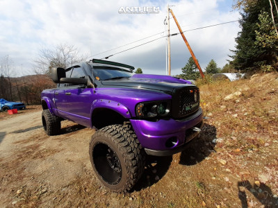 1 2004 Ram 1500 Dodge Rough Country Suspension Lift 6in Body 3in Anthem Off Road Instigator Black