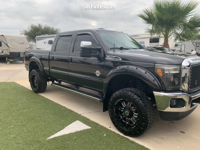 2012 Ford F-350 Super Duty - 20x10 -24mm - Anthem Off-Road Equalizer - Suspension Lift 4" - 35" x 12.5"