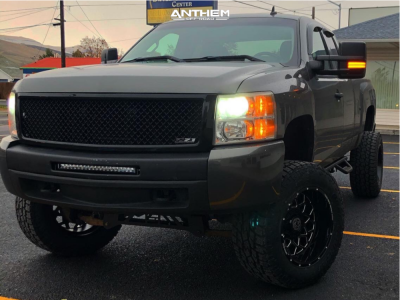 2011 Chevrolet Silverado 1500 - 20x12 -44mm - Anthem Off-Road Avenger - Suspension Lift 8" - 35" x 12.5"