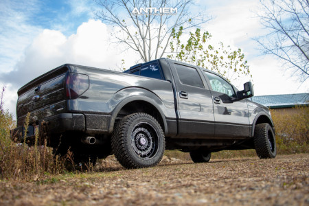 1 2014 F 150 Ford Rough Country Suspension Lift 3in Anthem Off Road Viper Black