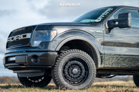 1 2014 F 150 Ford Rough Country Suspension Lift 3in Anthem Off Road Viper Black