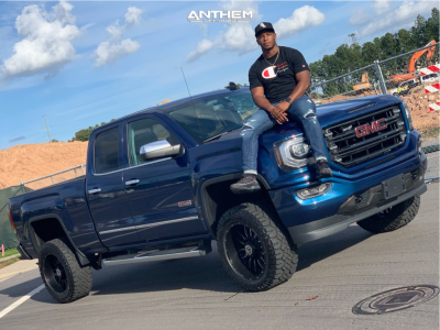 2016 GMC Sierra 1500 - 20x12 -44mm - Anthem Off-Road Equalizer - Suspension Lift 6" - 33" x 12.5"