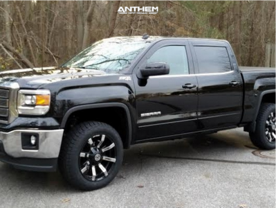 2014 GMC Sierra 1500 - 20x9 18mm - Anthem Off-Road Defender - Leveling Kit - 275/55R20