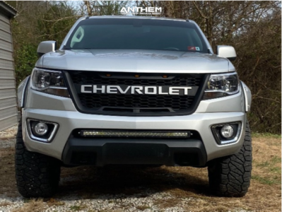 1 2018 Colorado Chevrolet Autospring Suspension Lift 25in Anthem Off Road Equalizer Machined Black