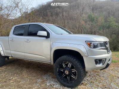 1 2018 Colorado Chevrolet Autospring Suspension Lift 25in Anthem Off Road Equalizer Machined Black