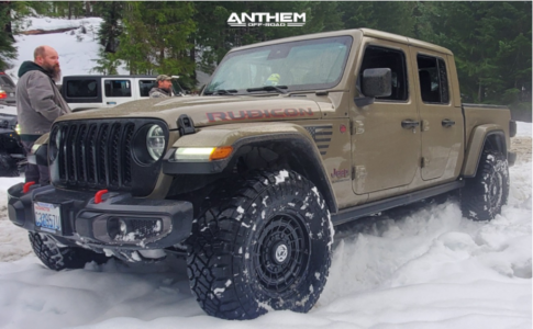 2020 Jeep Gladiator - 17x8.5 0mm - Anthem Off-Road Viper - Stock Suspension - 35" x 12.5"