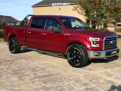 2016 Ford F-150 - 18x9 -12mm - Anthem Off-Road Equalizer - Stock Suspension - 33" x 12.5"