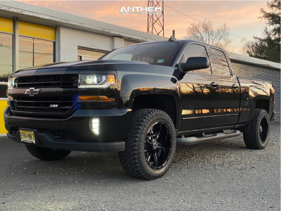 1 2018 Silverado 1500 Chevrolet Rough Country Leveling Kit Anthem Off Road Equalizer Black
