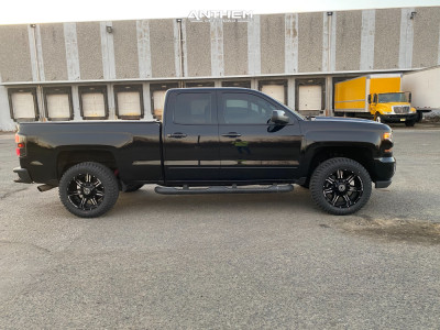 1 2018 Silverado 1500 Chevrolet Rough Country Leveling Kit Anthem Off Road Equalizer Black