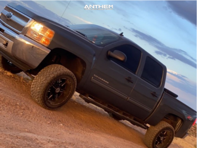 2013 Chevrolet Silverado 1500 - 20x10 -24mm - Anthem Off-Road Equalizer - Suspension Lift 6" - 33" x 12.5"