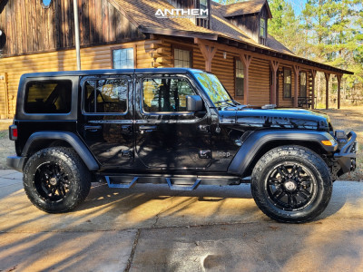 1 2021 Wrangler Jeep Unlimited Sport Stock Anthem Off Road Equalizer Black