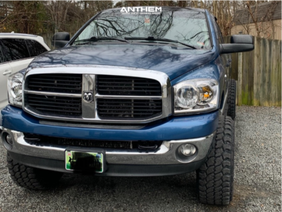 1 2006 Ram 2500 Dodge Top Gun Customz Suspension Lift 3in Anthem Off Road Gunner Black