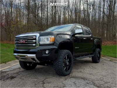1 2016 Canyon Gmc Rough Country Suspension Lift 4in Anthem Off Road Equalizer Machined Black