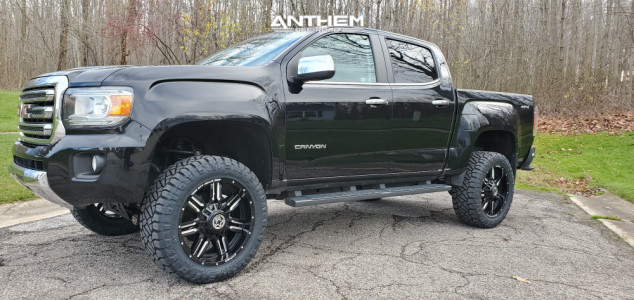 1 2016 Canyon Gmc Rough Country Suspension Lift 4in Anthem Off Road Equalizer Machined Black