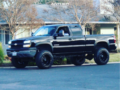 1 2003 Silverado 2500 Hd Chevrolet Rough Country Suspension Lift 6in Anthem Off Road Equalizer Black