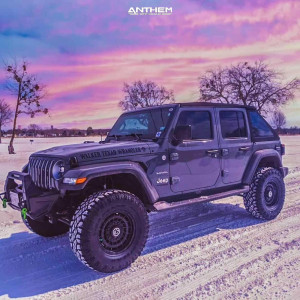 1 2018 Wrangler Jeep Unlimited Sahara Teraflex Suspension Lift 25in Anthem Off Road Viper Matte Black