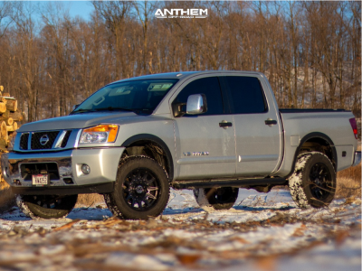 2015 Nissan Titan - 20x10 -18mm - Anthem Off-Road Liberty - Suspension Lift 3" - 32" x 10.5"