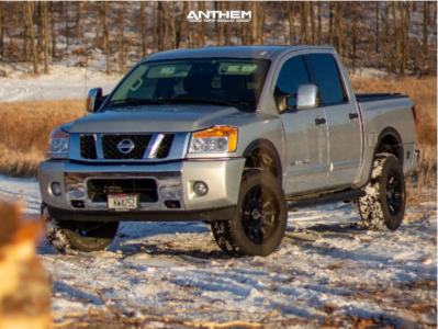 1 2015 Titan Nissan Superlift Suspension Lift 3in Anthem Off Road Liberty Matte Black