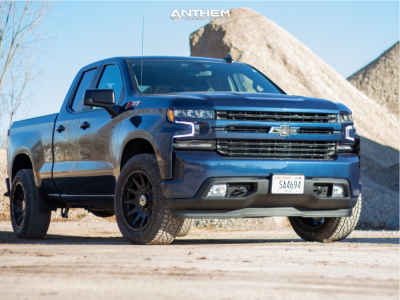 1 2021 Silverado 1500 Chevrolet Stock Air Suspension Anthem Off Road Liberty Black