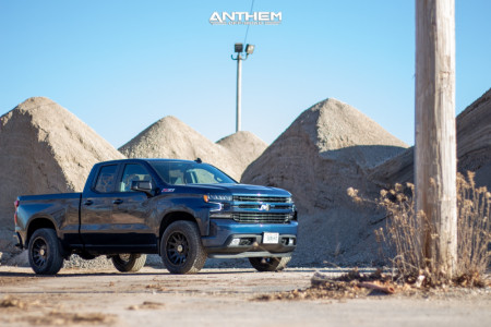 1 2021 Silverado 1500 Chevrolet Stock Air Suspension Anthem Off Road Liberty Black