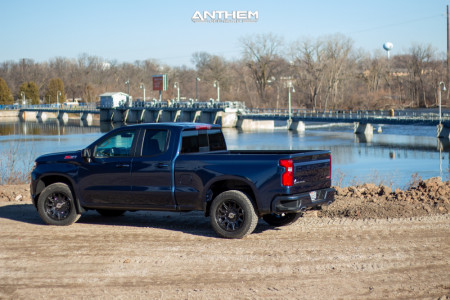 1 2021 Silverado 1500 Chevrolet Stock Air Suspension Anthem Off Road Liberty Black
