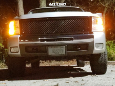 1 2010 Silverado 1500 Chevrolet Rough Country Suspension Lift 25in Anthem Off Road Aviator Black