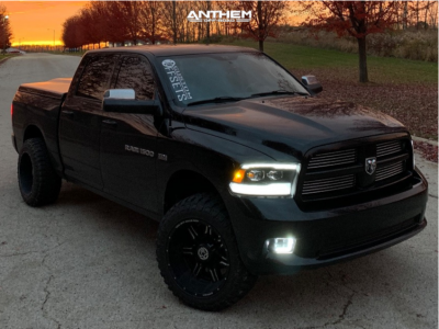 2012 Ram 1500 - 20x12 -44mm - Anthem Off-Road Equalizer - Leveling Kit - 33" x 12.5"