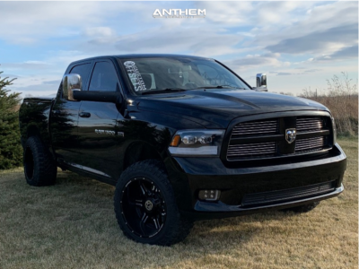 1 2012 1500 Ram Motofab Leveling Kit Anthem Off Road Equalizer Machined Black