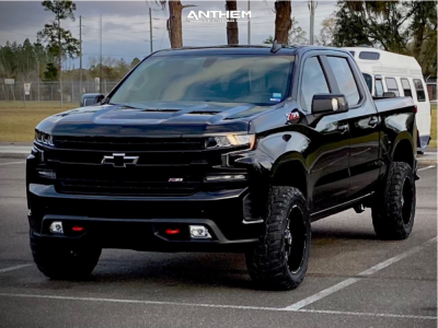 1 2020 Silverado 1500 Chevrolet Rough Country Suspension Lift 4in Anthem Off Road Equalizer Machined Black