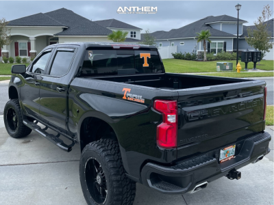 1 2020 Silverado 1500 Chevrolet Rough Country Suspension Lift 4in Anthem Off Road Equalizer Machined Black