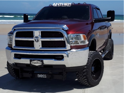 1 2017 2500 Ram Rough Country Leveling Kit Anthem Off Road Equalizer Machined Black