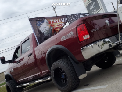 1 2017 2500 Ram Rough Country Leveling Kit Anthem Off Road Equalizer Machined Black