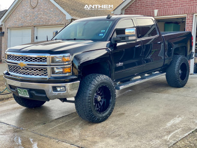 2015 Chevrolet Silverado 1500 - 20x12 -44mm - Anthem Off-Road Equalizer - Suspension Lift 7" - 37" x 13.5"