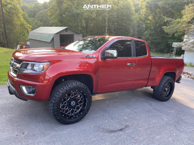 1 2015 Colorado Chevrolet 2 Inch Level Leveling Kit Anthem Off Road Avenger Machined Black
