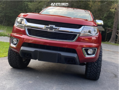 1 2015 Colorado Chevrolet 2 Inch Level Leveling Kit Anthem Off Road Avenger Machined Black